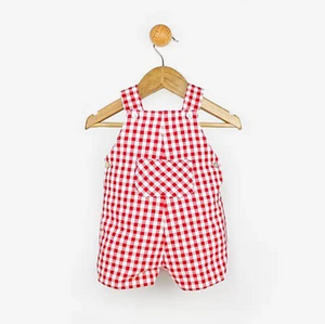 Red Gingham Overalls